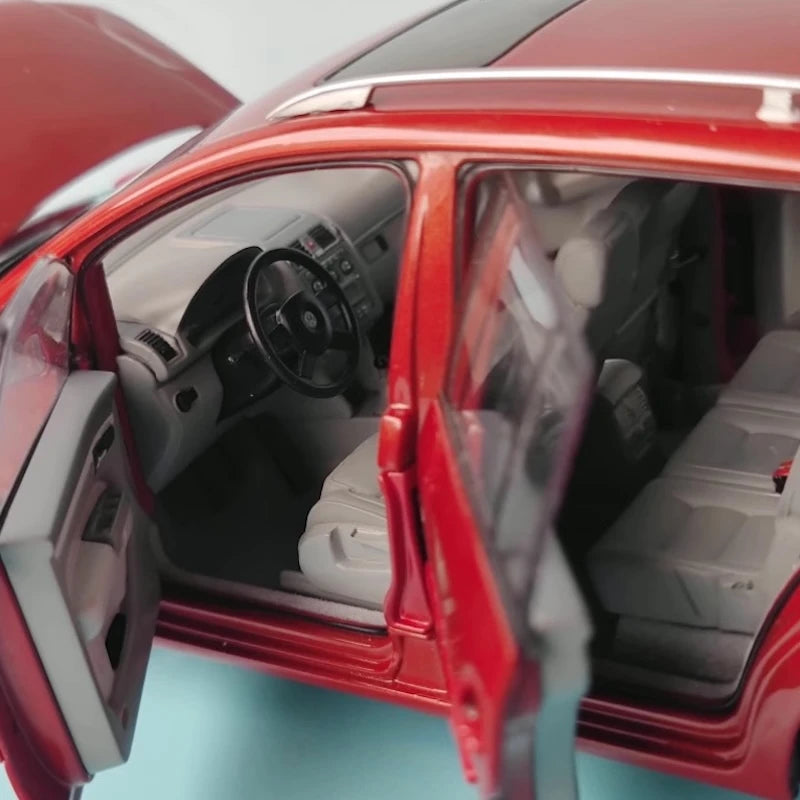 [OEM] 1:18 Volkswagen 2003 Touran rosso modellino di auto Die-Cast