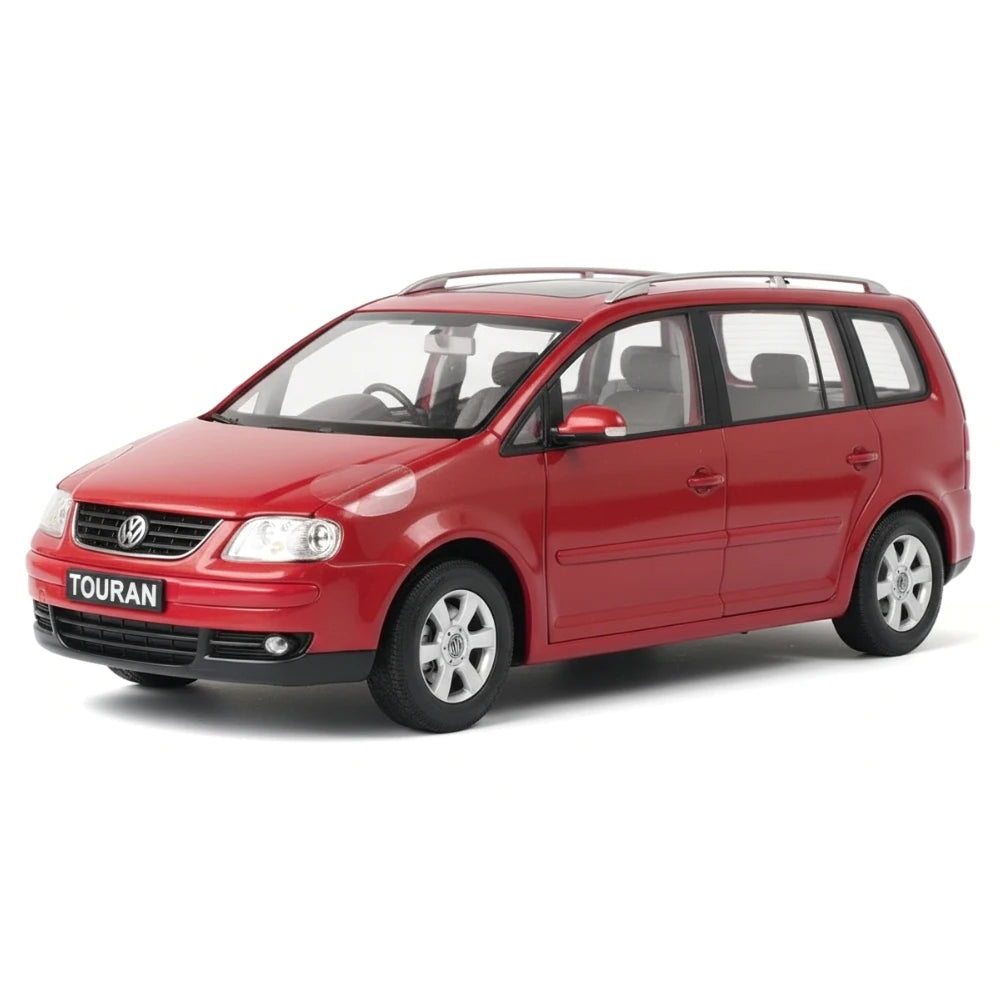 [OEM] 1:18 Volkswagen 2003 Touran rosso modellino di auto Die-Cast