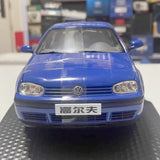 [OEM] 1:18 Volkswagen 2004 Golf Mk4 Blue Model Car Die-Cast