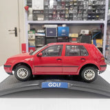 [OEM] 1:18 Volkswagen 2004 Golf Mk4 Red Model Car Die-Cast