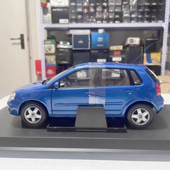 [OEM] 1:18 Volkswagen 2006 Polo Hatchback bleu voiture miniature Die-Cast