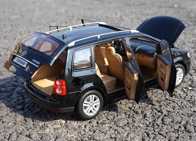 [OEM] 1:18 Volkswagen 2006 Touran Black Model Car Die-Cast