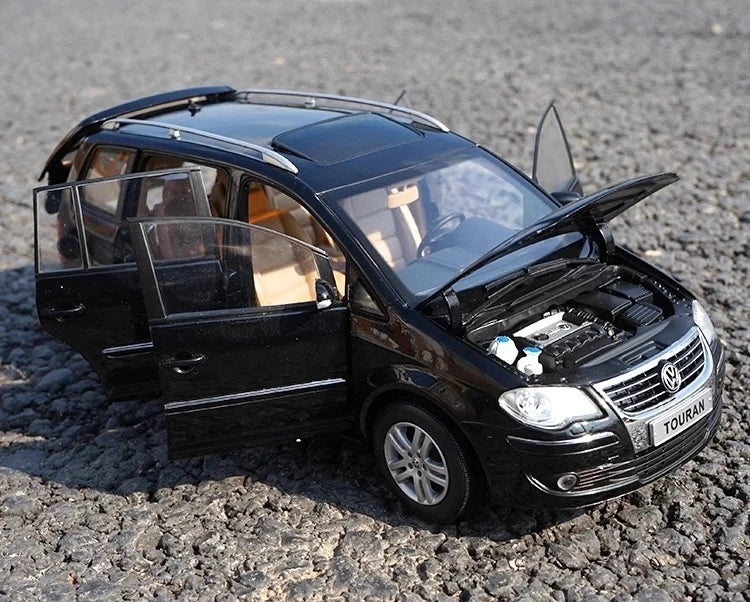[OEM] 1:18 Volkswagen 2006 Touran Black Model Car Die-Cast