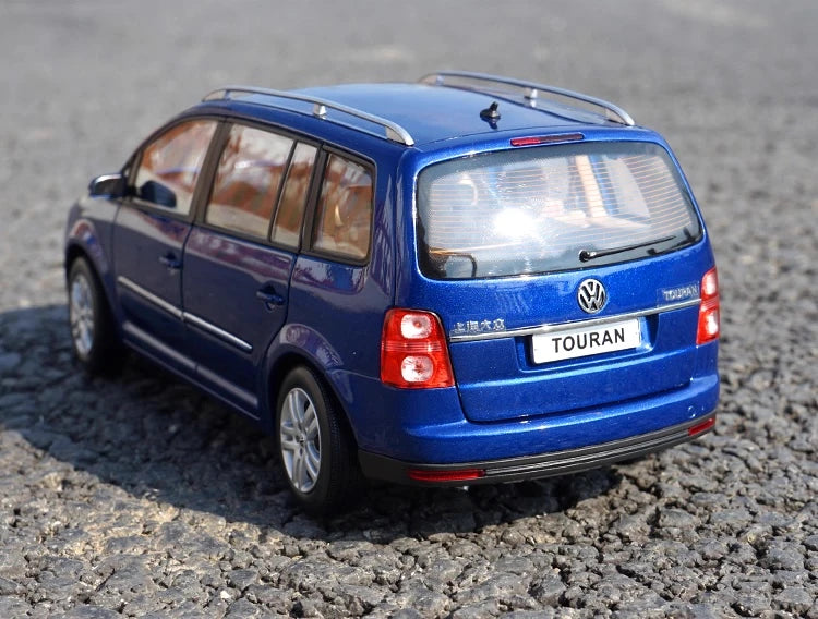 [OEM] 1:18 Volkswagen 2006 Touran Blue Model Car Die-Cast