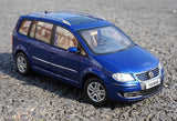 [OEM] 1:18 Volkswagen 2006 Touran Blue Model Car Die-Cast