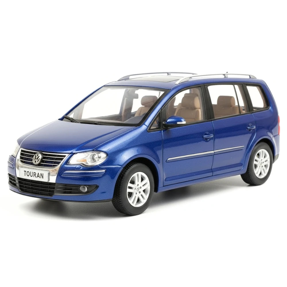 [OEM] 1:18 Volkswagen 2006 Touran Blue Model Car Die-Cast