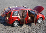 [OEM] 1:18 Volkswagen 2006 Touran Red Model Car Die-Cast