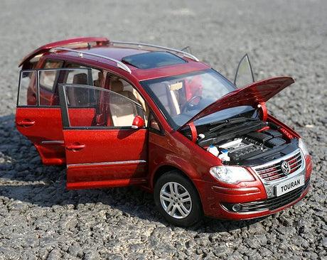 [OEM] 1:18 Volkswagen 2006 Touran Red Model Car Die-Cast