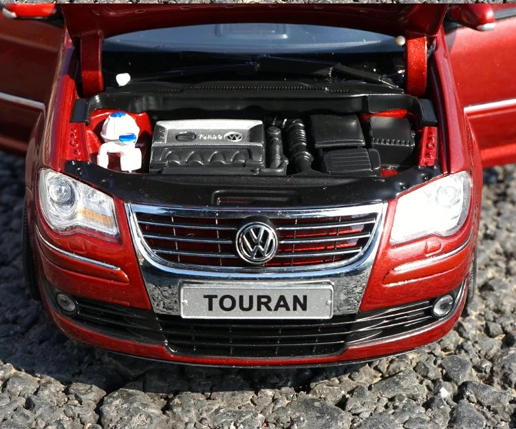 [OEM] 1:18 Volkswagen 2006 Touran Red Model Car Die-Cast
