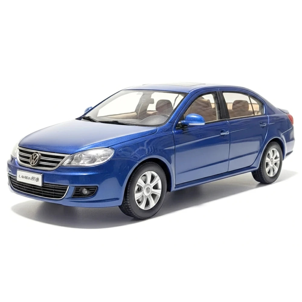 [OEM] 1:18 Volkswagen 2008 Lavida Blue Model Car Die-Cast