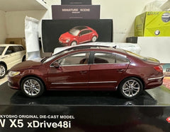[OEM] 1:18 Volkswagen 2008 Passat CC rosso modellino di auto Die-Cast