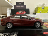 [OEM] 1:18 Volkswagen 2008 Passat CC rosso modellino di auto Die-Cast