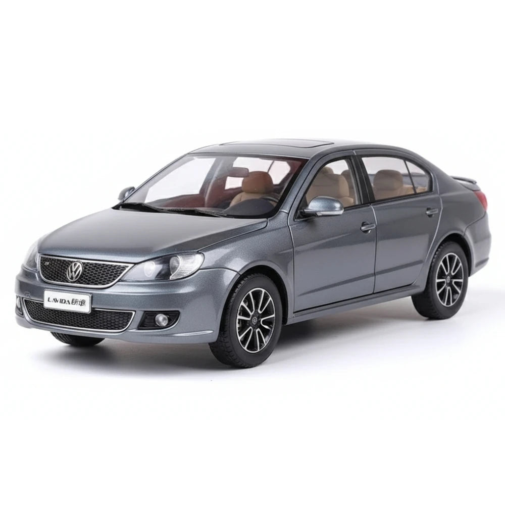 [OEM] 1:18 Volkswagen 2010 Lavida sportiva grigio modellino di auto Die-Cast
