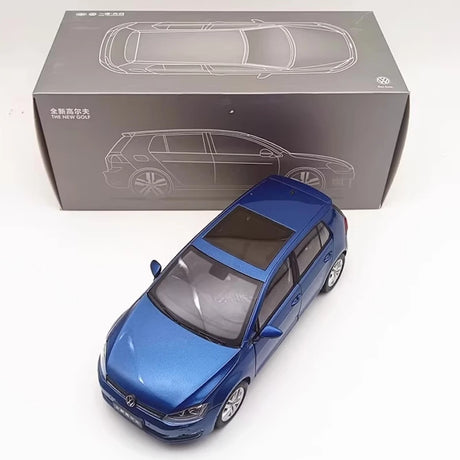 [OEM] 1:18 Volkswagen 2012 Golf Mk7 Blue Model Car Die-Cast