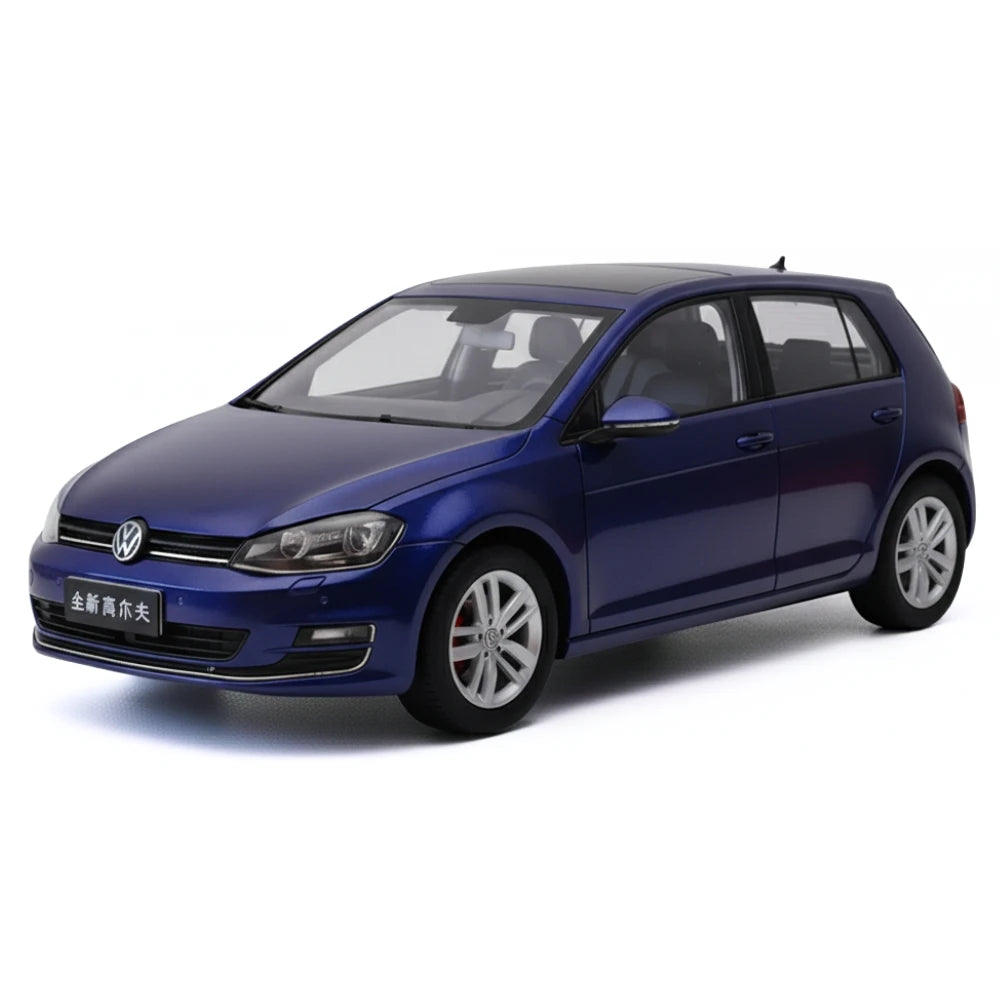 [OEM] 1:18 Volkswagen 2012 Golf Mk7 Blue Model Car Die-Cast