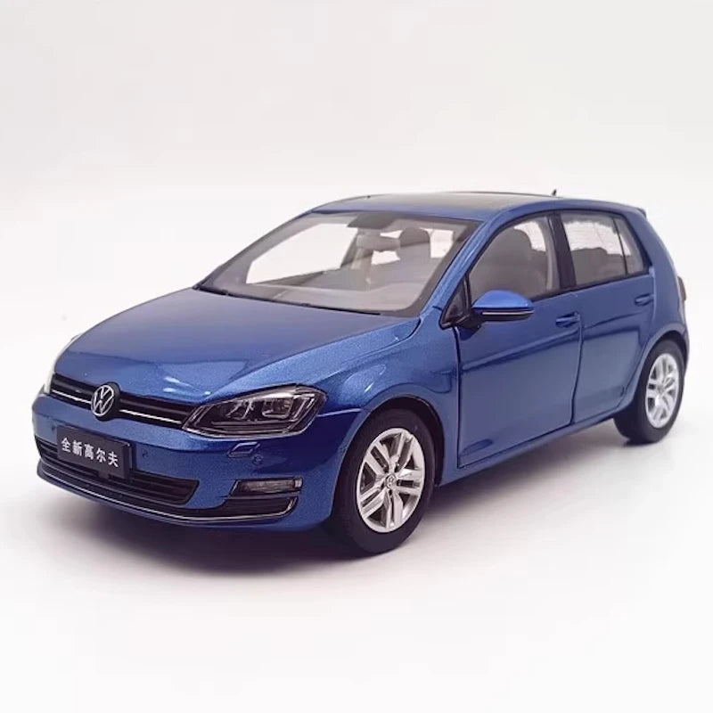 [OEM] 1:18 Volkswagen 2012 Golf Mk7 Blue Model Car Die-Cast