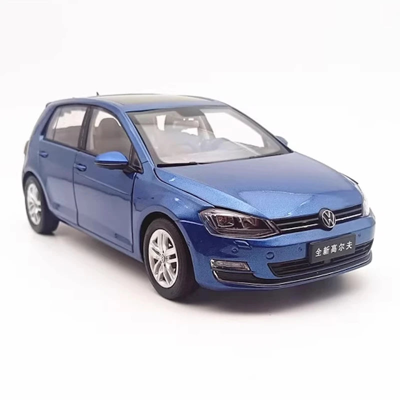 [OEM] 1:18 Volkswagen 2012 Golf Mk7 Blue Model Car Die-Cast
