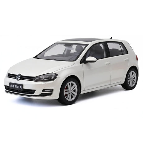 [OEM] 1:18 Volkswagen 2012 Golf Mk7 White Model Car Die-Cast
