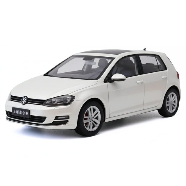 [OEM] 1:18 Volkswagen 2012 Golf Mk7 White Model Car Die-Cast