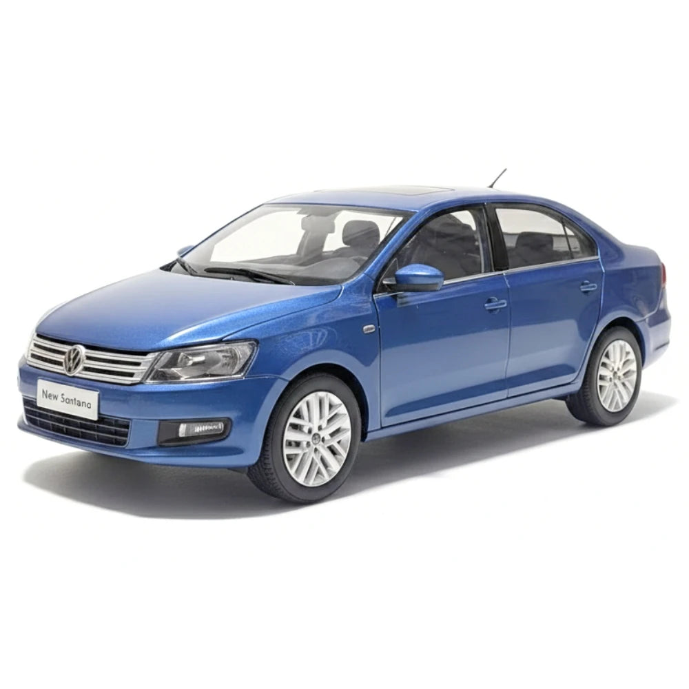 [OEM] 1:18 Volkswagen 2012 Santana Blue Model Car Die-Cast