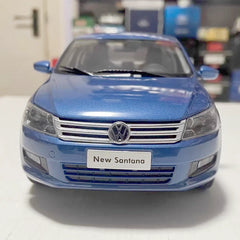[OEM] 1:18 Volkswagen 2012 Santana Blue Model Car Die-Cast