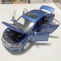 [OEM] 1:18 Volkswagen 2012 Santana Blue Model Car Die-Cast