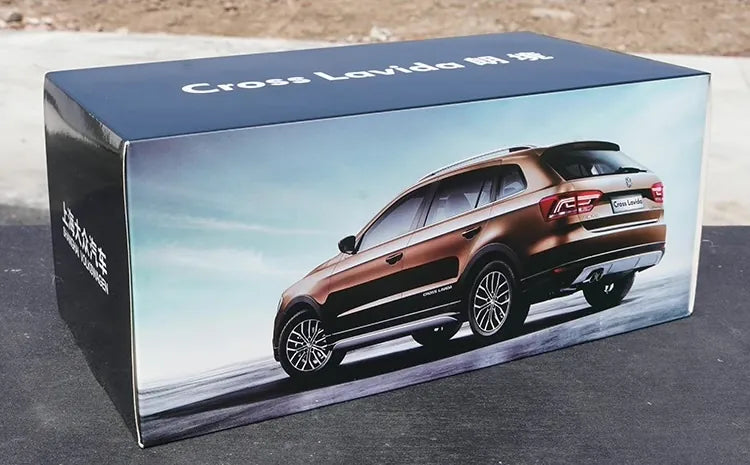 [OEM] 1:18 Volkswagen 2015 Cross Lavida Brown Model Car Die-Cast