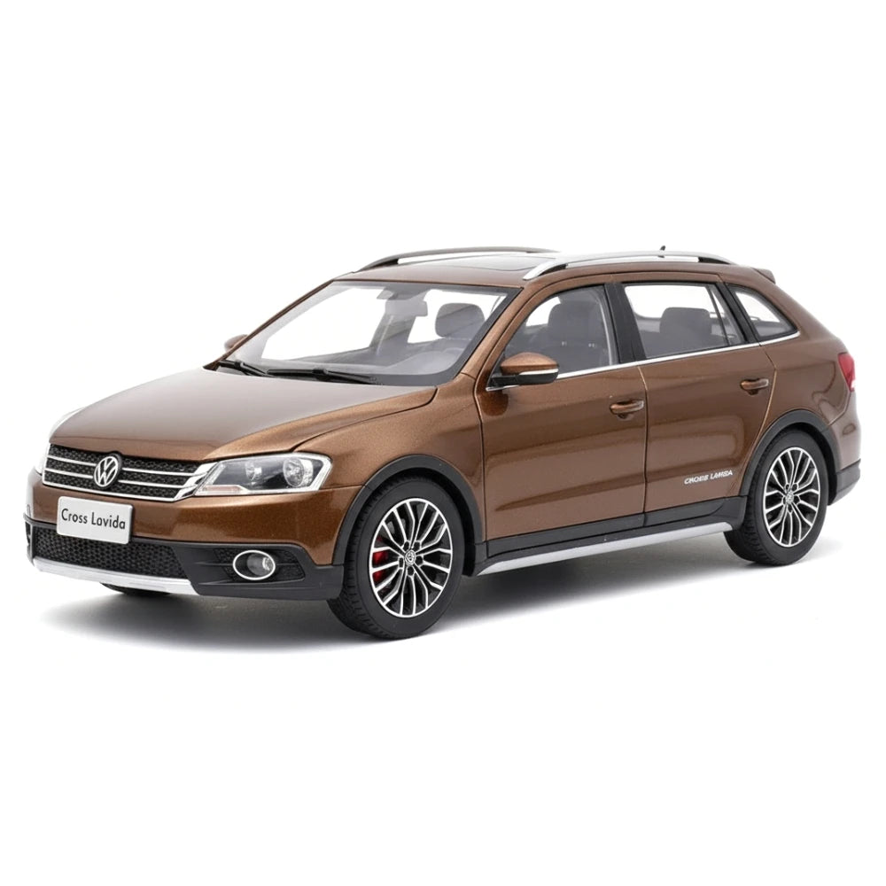 [OEM] 1:18 Volkswagen 2015 Cross Lavida Brown Model Car Die-Cast