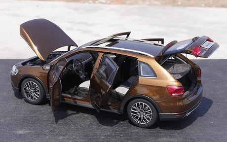 [OEM] 1:18 Volkswagen 2015 Cross Lavida Brown Model Car Die-Cast