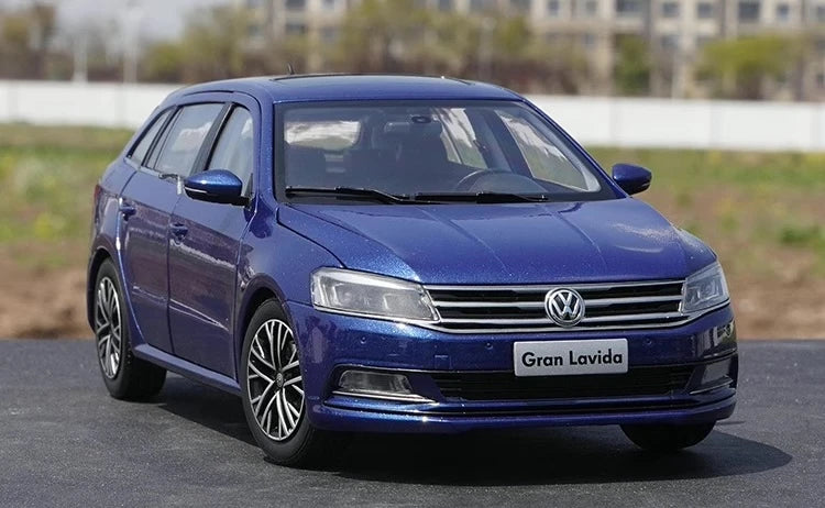 [OEM] 1:18 Volkswagen 2015 Gran Lavida blå modellbil Die-Cast