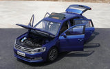 [OEM] 1:18 Volkswagen 2015 Gran Lavida blå modellbil Die-Cast