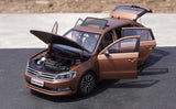 [OEM] 1:18 Volkswagen 2015 Gran Lavida Brown Model Car Die-Cast