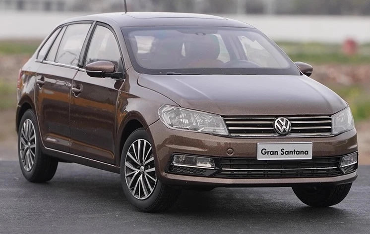 [OEM] 1:18 Volkswagen 2015 Gran Santana marron voiture miniature Die-Cast