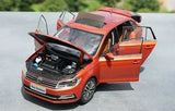 [OEM] 1:18 Volkswagen 2015 Gran Santana Orange Model Car Die-Cast