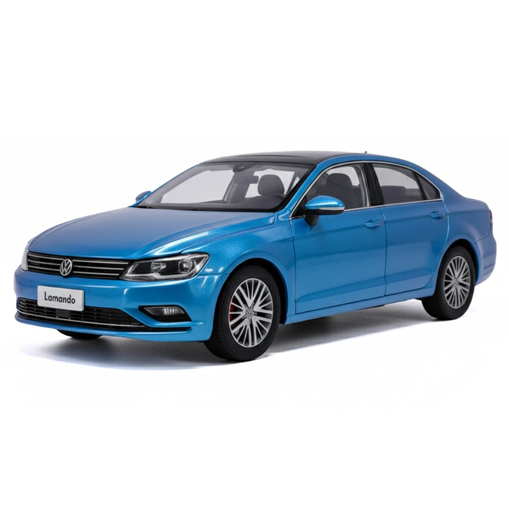 [OEM] 1:18 Volkswagen 2015 Lamando Blue Model Car Die-Cast