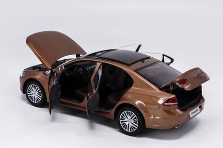 [OEM] 1:18 Volkswagen 2015 Lamando Brown Model Car Die-Cast