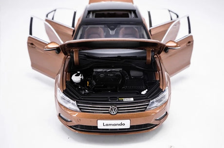 [OEM] 1:18 Volkswagen 2015 Lamando Brown Model Car Die-Cast