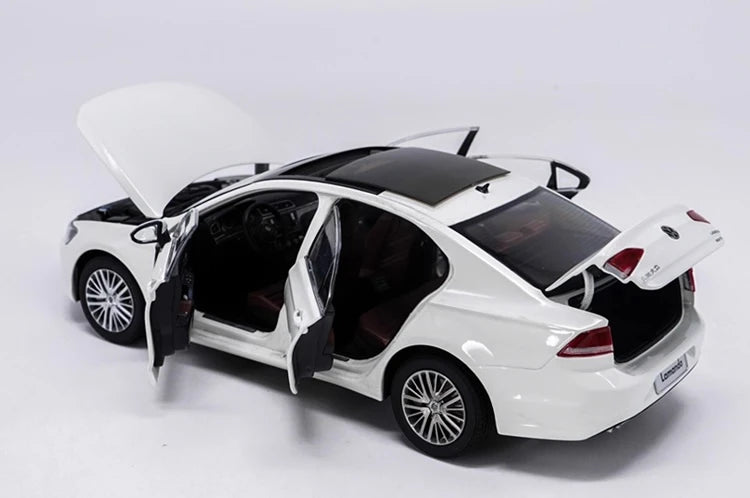 [OEM] 1:18 Volkswagen 2015 Lamando bianco modellino di auto Die-Cast