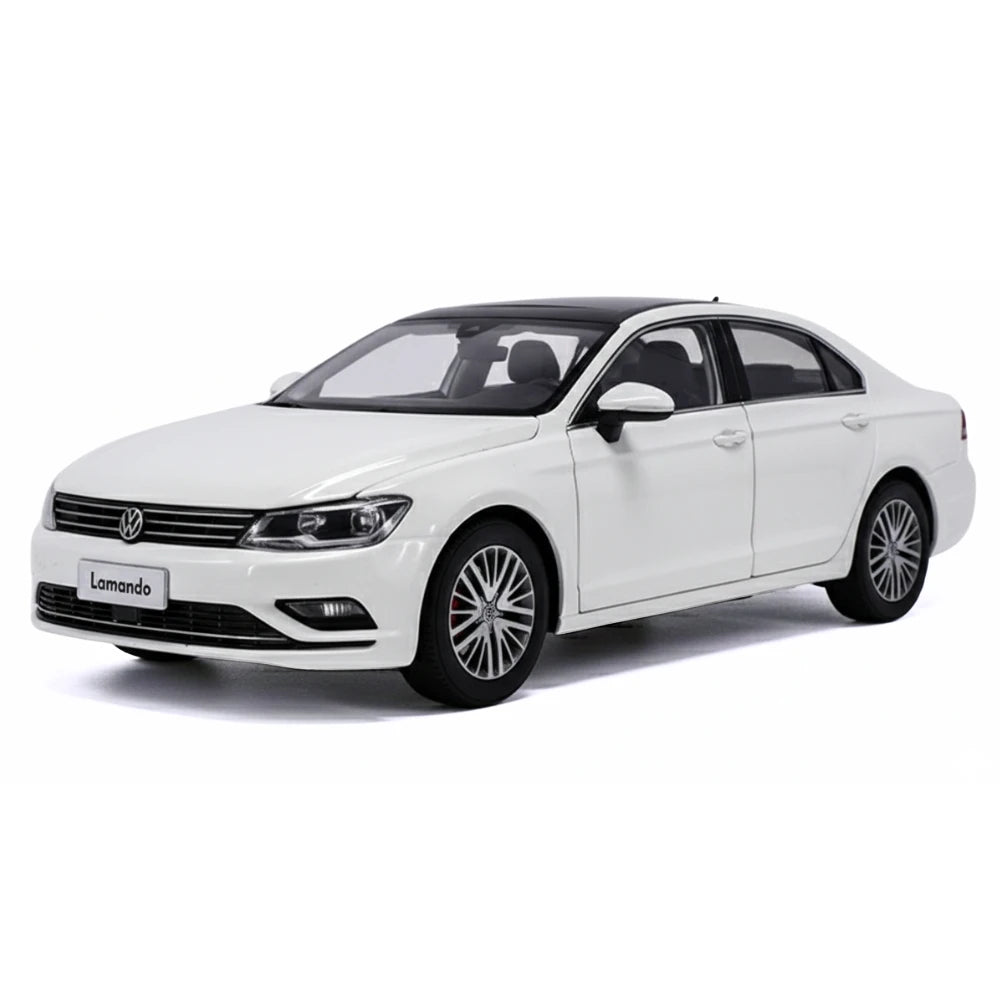 [OEM] 1:18 Volkswagen 2015 Lamando bianco modellino di auto Die-Cast