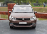 [OEM] 1:18 Volkswagen 2015 Touran L Brown Model Car Die-Cast