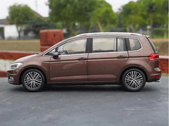 [OEM] 1:18 Volkswagen 2015 Touran L Brown Model Car Die-Cast