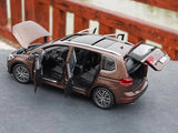 [OEM] 1:18 Volkswagen 2015 Touran L Brown Model Car Die-Cast