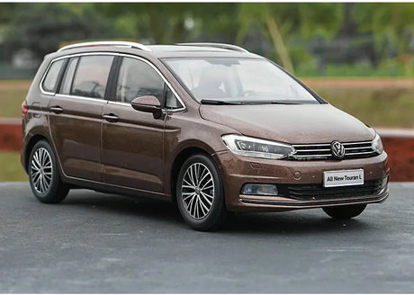 [OEM] 1:18 Volkswagen 2015 Touran L Brown Model Car Die-Cast