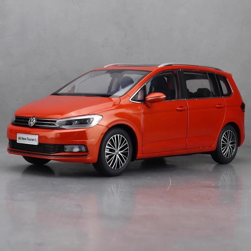 [OEM] 1:18 Volkswagen 2015 Touran L Orange Model Car Die-Cast
