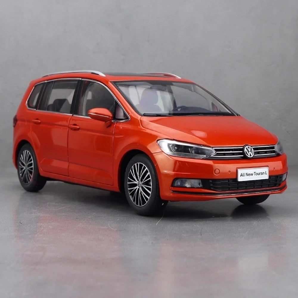 [OEM] 1:18 Volkswagen 2015 Touran L Orange Model Car Die-Cast