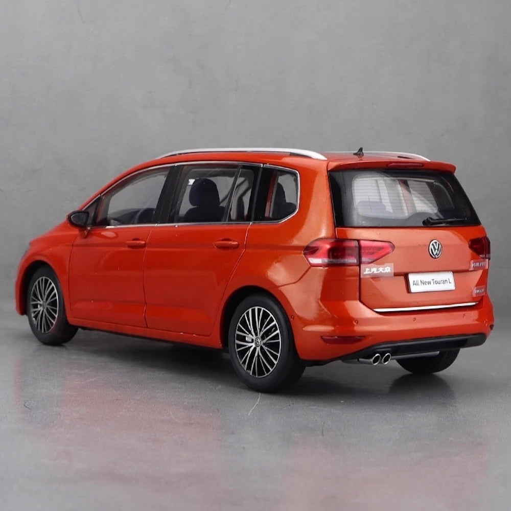 [OEM] 1:18 Volkswagen 2015 Touran L Orange Model Car Die-Cast