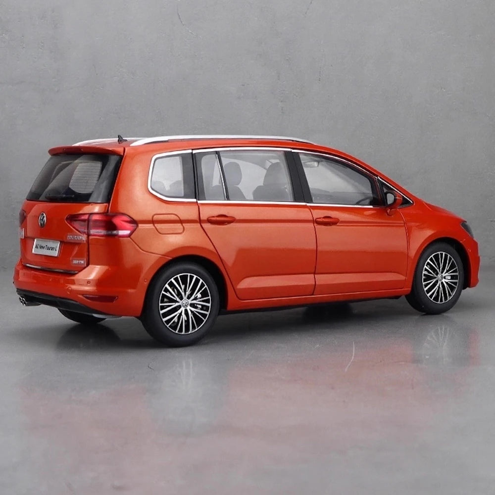 [OEM] 1:18 Volkswagen 2015 Touran L Orange Model Car Die-Cast