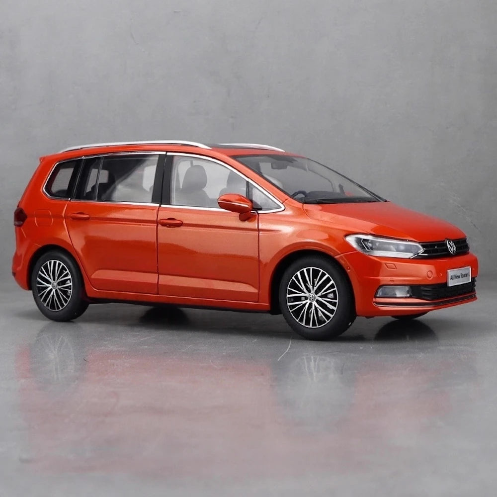 [OEM] 1:18 Volkswagen 2015 Touran L Orange Model Car Die-Cast