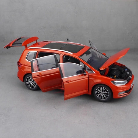 [OEM] 1:18 Volkswagen 2015 Touran L Orange Model Car Die-Cast
