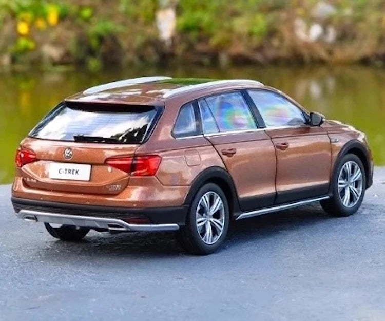 [OEM] 1:18 Volkswagen 2016 C-Trek Brown Model Car Die-Cast